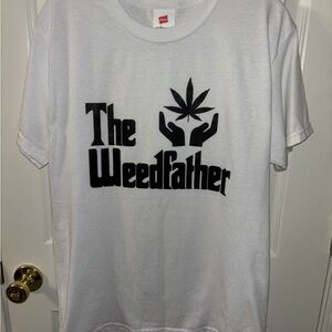 White Novelty T Shirt Unisex Size Medium Never Worn